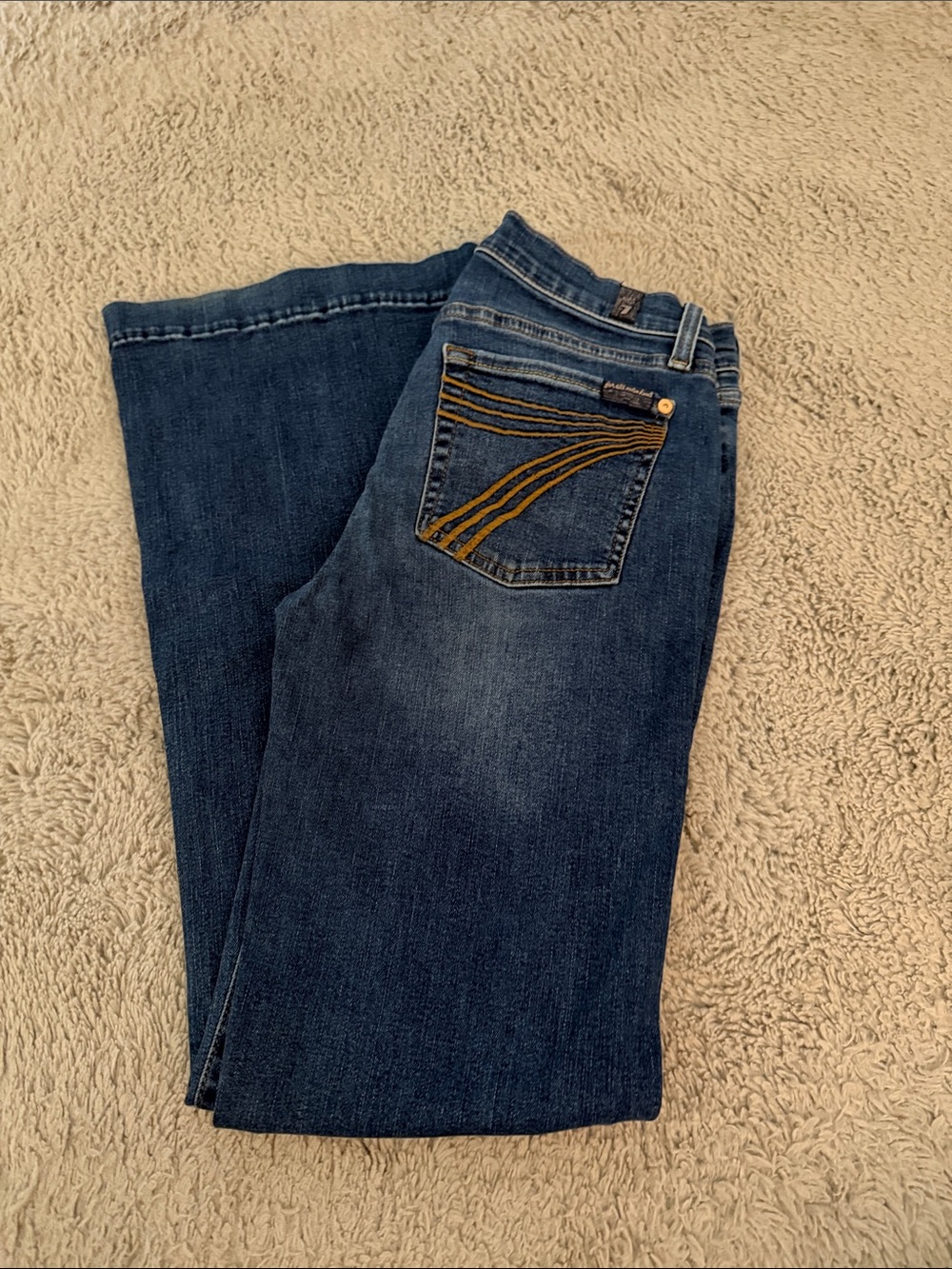 Dark Blue With Gold pockets 7’s!